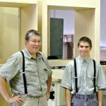 John and Thomas Hochstetler Custom cabinets