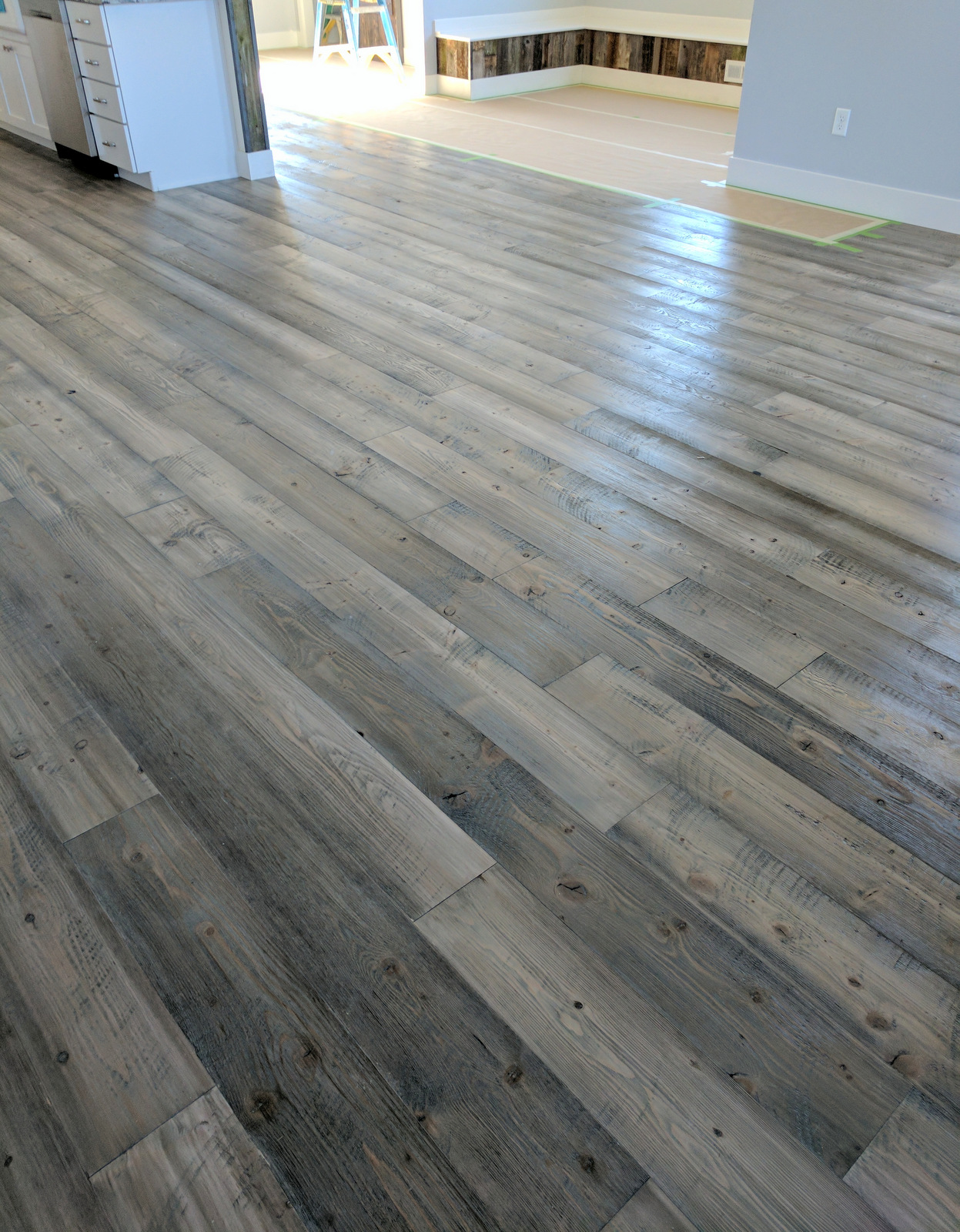 Douglas fir flooring
