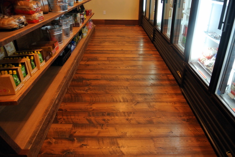 skip planed saw kerf douglas fir flooring Sustainable Lumber Company