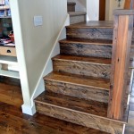 Circular sawn doug fir treads and risers circle sawn fir stair parts