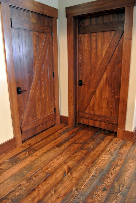 Hand crafted Douglas fir doors Sustainable Lumber Company