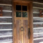 Rustic Exterior door antique doug fir exterior door