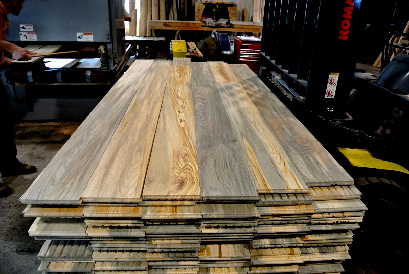 Beetle kill pine flooring