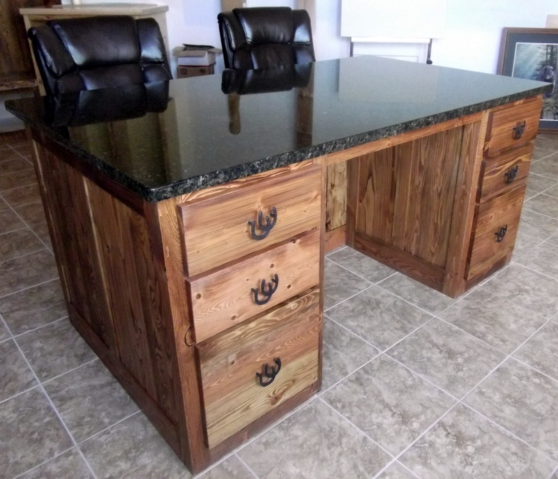 Custom Douglas Fir Desk Sustainable Lumber Company