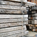 Reclaimed Wood Timbers from Blackfoot Dam recalimed timbers