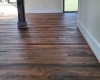 Rustic wood flooring