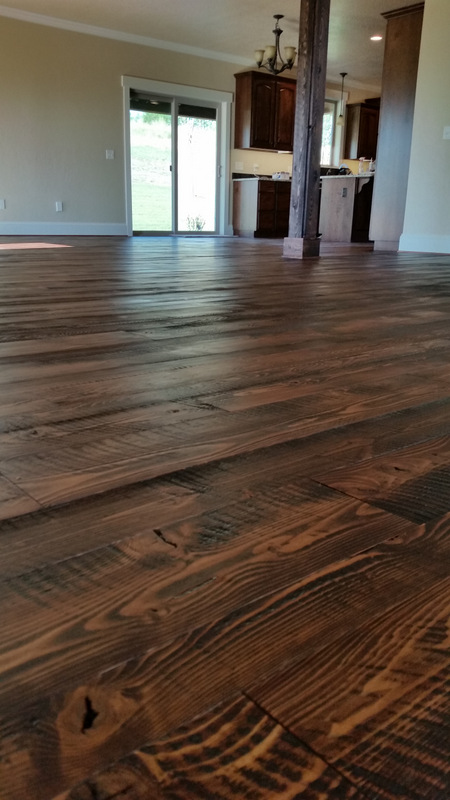 Rough Sawn Douglas Fir Flooring - Sustainable Lumber Company