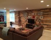 recycled pallet wood walls