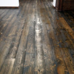 rustic wood flooring