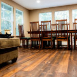 rustic wood flooring