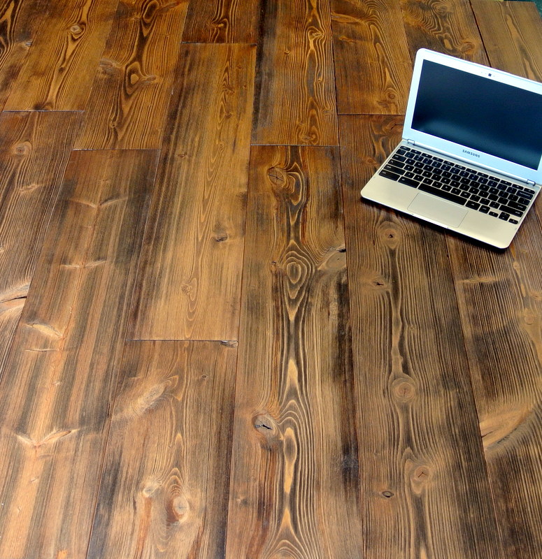 Canyon, Glacier. Wire brushed flooring Sustainable Lumber Company