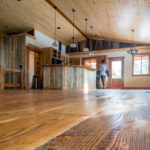 circle sawn douglas fir flooring