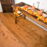 rustic handscraped wood floors