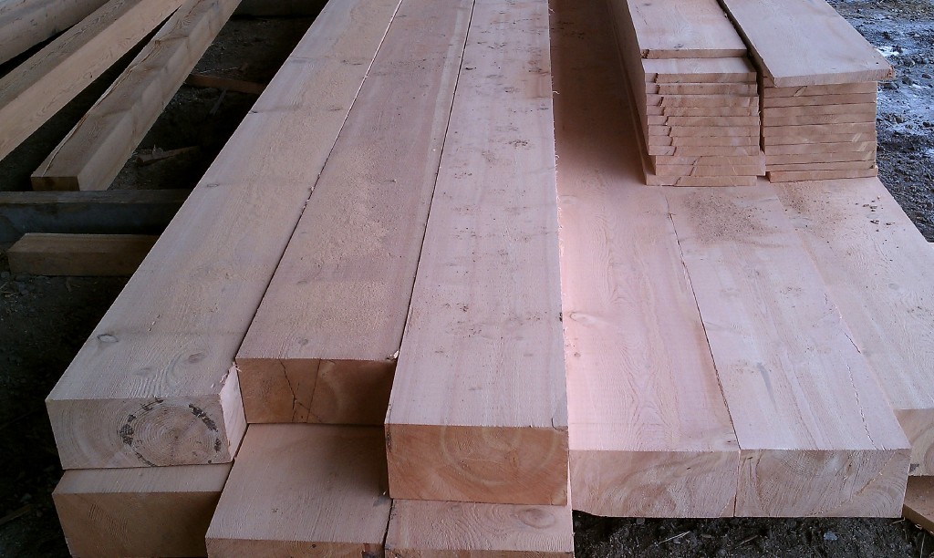 Old Growth Douglas Fir beams Sustainable Lumber Company