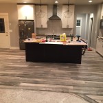 Grey hardwood flooring