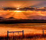 Big Sky Country 3 Montana sun set