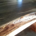 live edge beetle kill pine slab