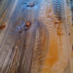 hand scraped blue pine flooring