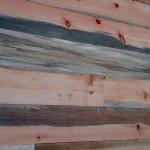 blue pine paneling