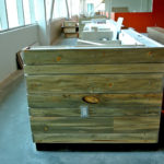 blue pine wall cladding