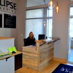 blue pine accent walls