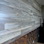 Blue pine paneling