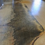 blue stain pine bar top
