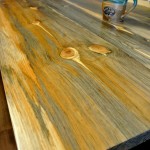 Beetle kill pine table