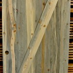 blue stain pine plank door