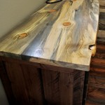 Beetle kill blue stain pine desk