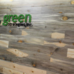 blue stain pine paneling
