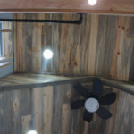 blue pine ceiling