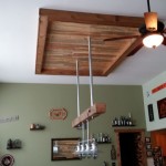 blue pine ceiling