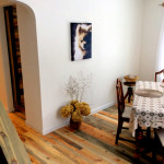 Blue pine wood flooring