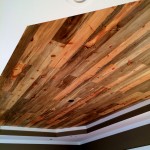 blue pine ceiling