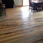 Beetle kill pine flooring