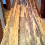 Pre-finished beetle kill pine flooring