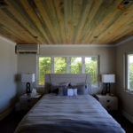 blue pine ceiling