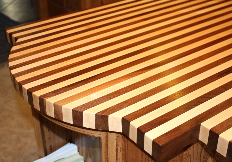 Walnut and Maple countertop Sustainable Lumber Company