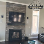 Stonewash grey prefab panels