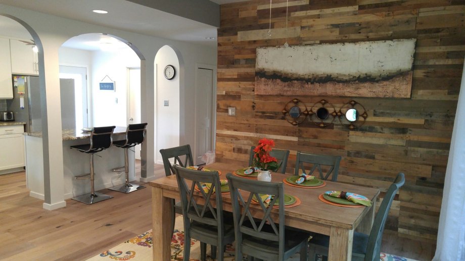 Pallet Wood Accent Wall Pallet Wood Accent Wall