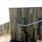 Pallet wood wall