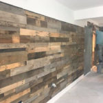 reclaimed wood paneling