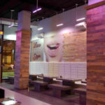 blue pine wood wall panels