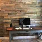 rustic wood wall