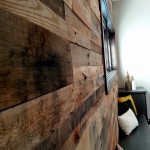 reclaimed wood pallet paneling