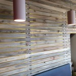 blue pine wall