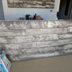 Skiplap wall cladding