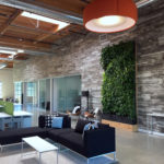 reclaimed wood wall