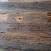 Blue pine hand scraped floors